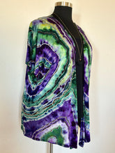 Load image into Gallery viewer, Women’s XL Reverse Geode Kimono in ‘Tiffany Stone’
