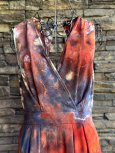 Load image into Gallery viewer, Women’s Medium Geode Dressy V-Neck Jumpsuit with Pockets in ‘Phoenix Rising’
