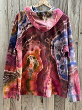 Load image into Gallery viewer, Men’s  XL 100% Cotton Geode Hoodie in ‘Rustic Rainbow’
