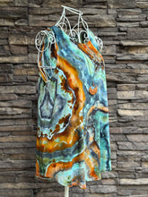 Load image into Gallery viewer, Custom Women’s Small Geode Luxe Tank Top in ‘Boulder Turquoise’ for Kathy
