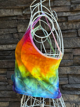 Load image into Gallery viewer, Women’s Medium Geode Rainbow Crop Top
