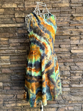 Load image into Gallery viewer, Women’s Small Pact Organic Cotton Geode Skater Dress with Pockets in ‘Rainforest Jasper’
