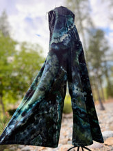 Load image into Gallery viewer, Custom Geode Wide Leg Overalls in ‘Moss Agate’ for Robyne
