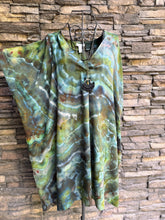 Load image into Gallery viewer, Women’s Medium (can fit a large, too) Geode V-Neck 100% Viscose Dress in ‘Moss Agate’
