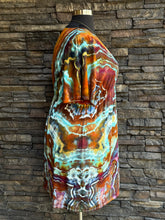 Load image into Gallery viewer, Women’s 3X Geode Kimono Style Dress in ‘Koroit Boulder Opal’
