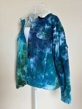 Load image into Gallery viewer, Custom Ice Dyed Sherpa Lined Jacket for Dakota
