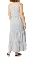 Load image into Gallery viewer, Women’s Medium Geode Cotton Elastic Waist Maxi Dress with Pockets in ‘Rainbow Sherbert’
