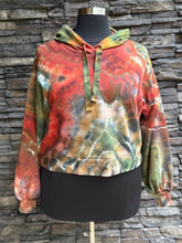 Load image into Gallery viewer, Women’s XL Cropped Geode Hoodie in ‘Cherry Creek Jasper’
