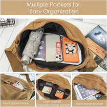 Load image into Gallery viewer, Adult Cotton Canvas Crossbody XL Geode Fanny Pack in ‘Rustic Rainbow’
