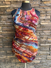 Load image into Gallery viewer, Women’s Large Geode Bodycon Dress in ‘Carnelian Sunset’

