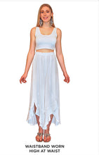 Load image into Gallery viewer, Women’s Small (fit like a large) 100% Rayon Geode Flounce Pull-on Pants in ‘Sunset Canyon’
