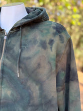 Load image into Gallery viewer, Men’s XXL Geode Zip Up Hoodie in ‘Moss Agate’
