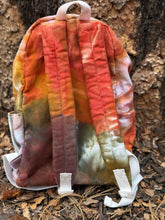 Load image into Gallery viewer, Double Pocket Canvas Backpack in ‘Rustic Rainbow’
