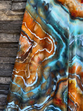 Load image into Gallery viewer, Custom Geode Palazzo Pants in ‘Boulder Turquoise’ for Kacie
