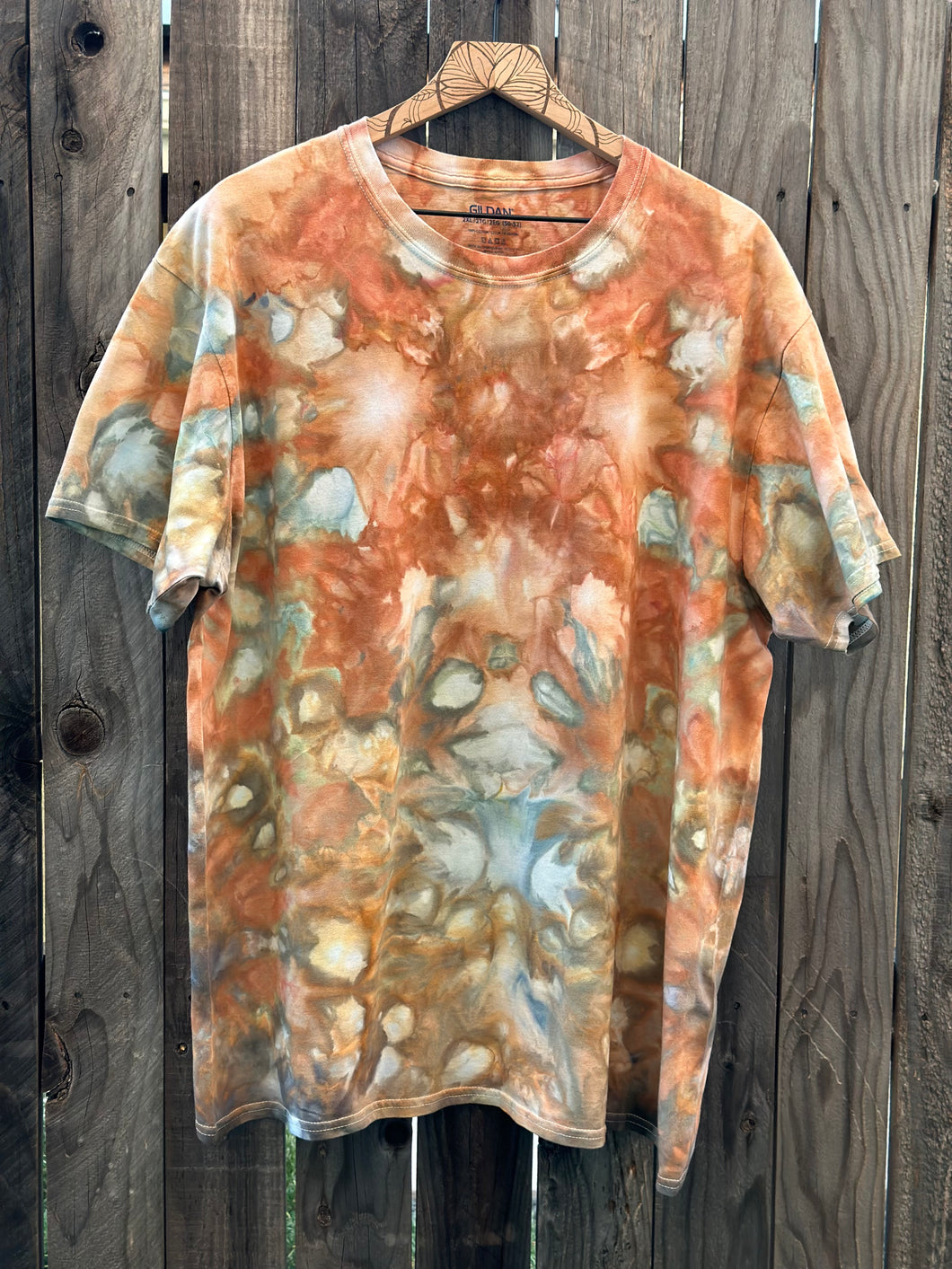 Men’s 2XL Psychedelic Earth Toned T-Shirt