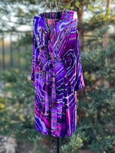 Load image into Gallery viewer, Custom Reverse Geode Robe in ‘Purple Haze’ for Megan
