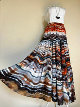 Load image into Gallery viewer, Women’s XS (fits like a small) Geode 100% Rayon Caravan Maxi Skirt in ‘Painted Hills, Or’
