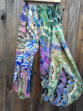 Load image into Gallery viewer, Custom Reverse Geode High Slit Leg Pants in ‘Abalone’ for Ashley
