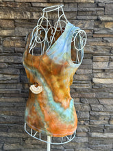 Load image into Gallery viewer, Women’s Small Geode U-Neck Tank Top in ‘Boulder Turquoise’
