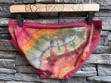 Load image into Gallery viewer, Women’s Large Geode Hipster Undies with Lace Trim in ‘Rustic Rainbow’
