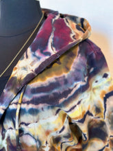 Load image into Gallery viewer, Custom Reverse Geode Hooded Cardigan for Sara
