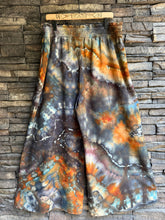 Load image into Gallery viewer, Women’s XXL (18) Geode Linen Blend Wide-Leg Split-Hem Flowy Pants with Pockets in ‘Midnight Jasper’
