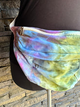 Load image into Gallery viewer, Adult Cotton Canvas Crossbody XL Geode Fanny Pack in ‘Abalone’
