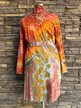 Load image into Gallery viewer, Women’s XXL Pact Organic Cotton Geode Robe Cardigan in ‘Rustic Rainbow’
