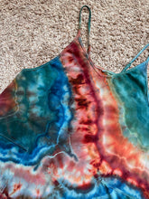 Load image into Gallery viewer, Women’s XL Geode Harem Romper in ‘Caribbean Reef’
