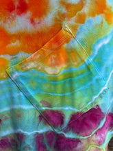 Load image into Gallery viewer, Women’s Large Geode Open Front Cardigan with Pockets in ‘Electric Rainbow’
