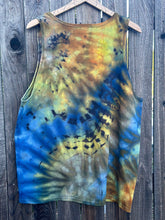 Load image into Gallery viewer, Men’s XL Reverse Ice Dyed Tank Top in ‘Indigo Sage’
