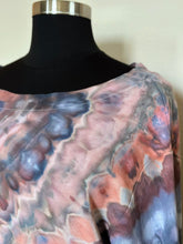 Load image into Gallery viewer, Women’s Large (fits like an XL) Off Shoulder Sweatshirt in ‘Flint Stone’
