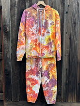 Load image into Gallery viewer, Unisex Medium Matching Zip Up Hoodie and Sweatpants in ‘Starburst’
