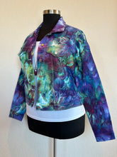 Load image into Gallery viewer, Custom Ice Dyed Denim Jacket in’MindBender B’ for Agni
