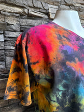 Load image into Gallery viewer, Men’s Unisex Large V-Neck Reverse Ice Dyed T-Shirt in ‘Dark Spectrum’
