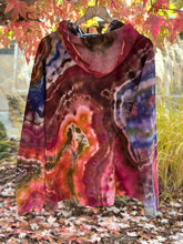 Load image into Gallery viewer, Men’s  XL 100% Cotton Geode Hoodie in ‘Rustic Rainbow’
