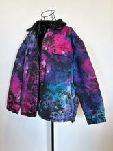 Load image into Gallery viewer, Custom Reverse Ice Dyed Sherpa Lined Jacket for Emily
