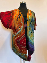 Load image into Gallery viewer, Women’s Large Reverse Geode Kimono in ‘Bold as Love’
