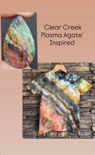Load image into Gallery viewer, Youth Medium Geode T-Shirt in ‘Clear Creek Plasma Agate’
