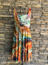 Load image into Gallery viewer, Women’s Small Geode Square-Neck Ballet Dress with Pockets in ‘Petrified Wood’
