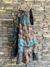 Load image into Gallery viewer, Women’s Large Geode Cotton Gauze Tiered Sleeveless Dress with Pockets in ‘Starling’
