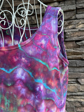 Load image into Gallery viewer, Women’s Large Geode 100% Cotton Tank Top in ‘Northern Lights’
