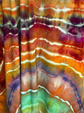 Load image into Gallery viewer, Women’s XL (can fit a XXL, too) Geode Midi Skirt with Pockets in ‘Koroit Boulder Opal’
