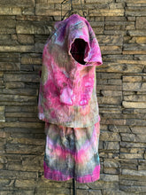 Load image into Gallery viewer, Women’s Medium Geode Cotton Gauze Top &amp; Short Outfit Set in ‘Cosmic Storm’
