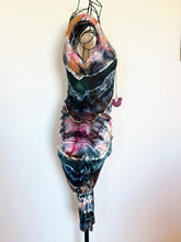 Load image into Gallery viewer, Women’s Large Geode Sleeveless Side Ruched Bodycon Dress in ‘Pinot Sage &amp; Teal’
