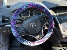 Load image into Gallery viewer, Custom Geode Steering Wheel Cover for Amy
