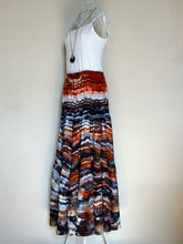 Load image into Gallery viewer, Women’s XS (fits like a small) Geode 100% Rayon Caravan Maxi Skirt in ‘Painted Hills, Or’
