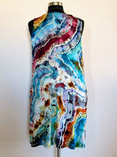 Load image into Gallery viewer, Women’s XXXL 3X Reverse Geode Sleeveless Swing Dress with Pockets in ‘Desert Springs’
