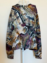 Load image into Gallery viewer, Custom Geode Thumbholes &amp; Pockets Pullover in ‘Autumn Dawn’ for Christine
