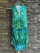 Load image into Gallery viewer, Geode Bail Seamless Rayon Jersey XL Infinity Scarf in ‘Emerald Waters of Lake Tahoe’
